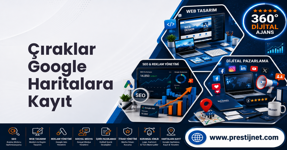 Çıraklar Google Haritalara Kayıt