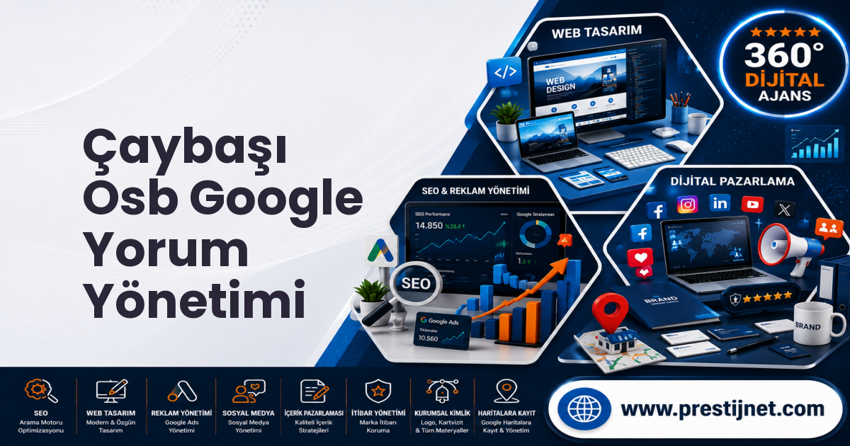 Çaybaşı Osb Google Yorum Yönetimi