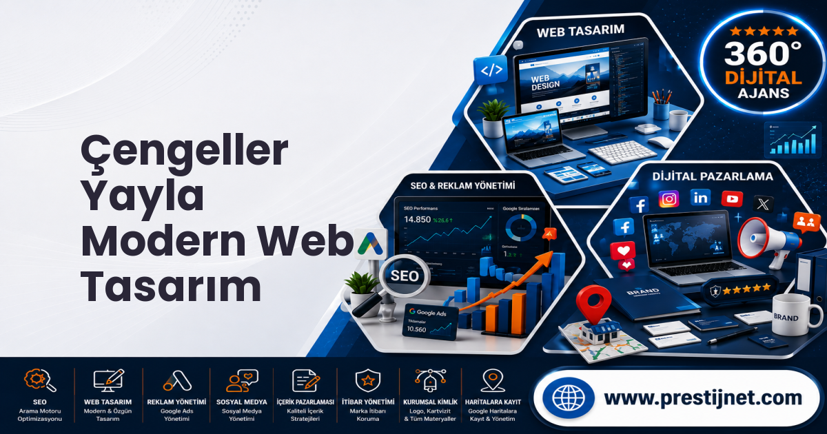 Çengeller Yayla Modern Web Tasarım
