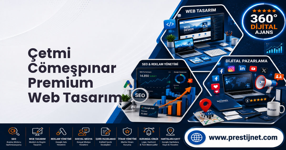 Çetmi Cömeşpınar Premium Web Tasarım