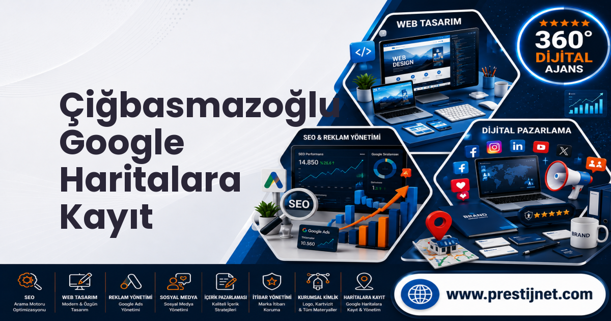 Çiğbasmazoğlu Google Haritalara Kayıt