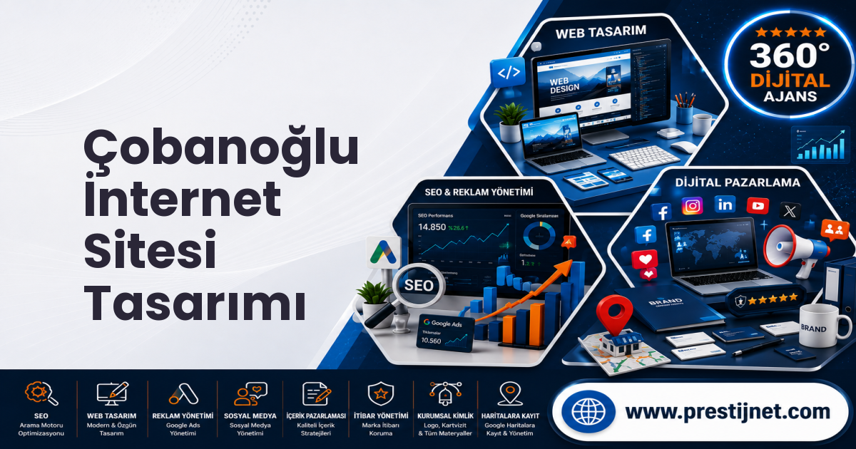 Çobanoğlu İnternet Sitesi Tasarımı