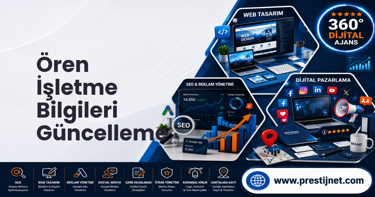 Ören İşletme Bilgileri Güncelleme