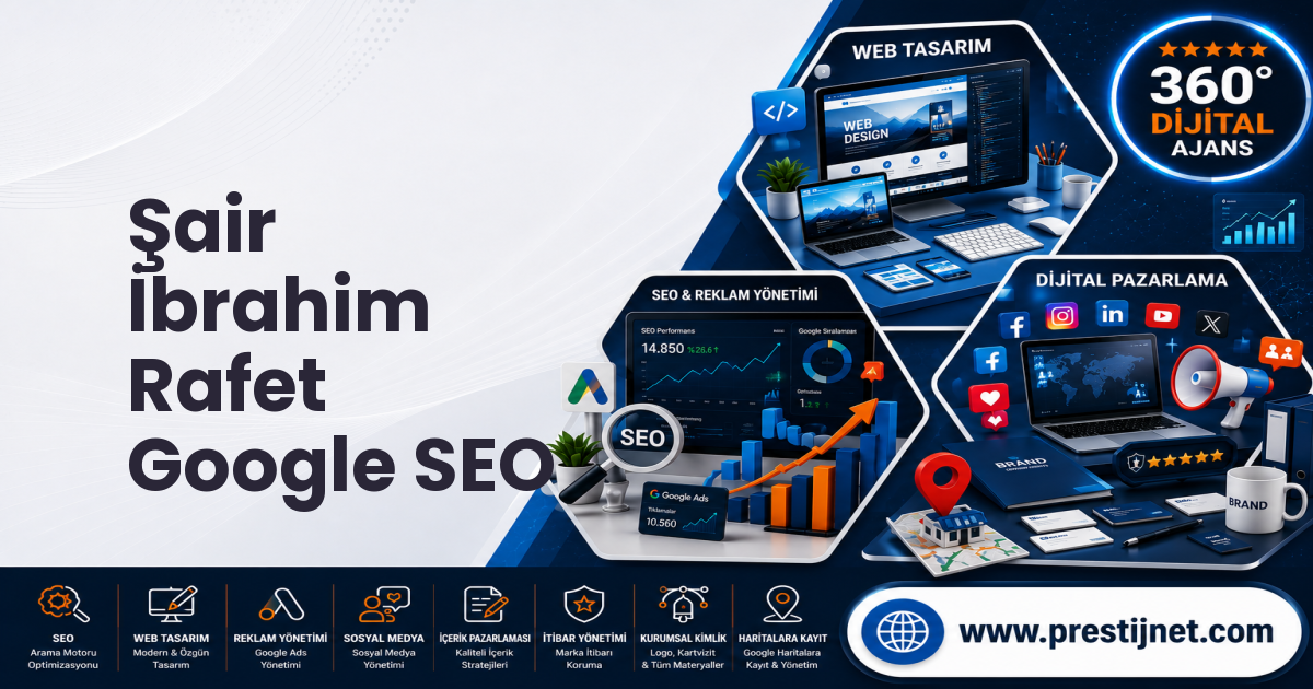 Şair İbrahim Rafet Google SEO