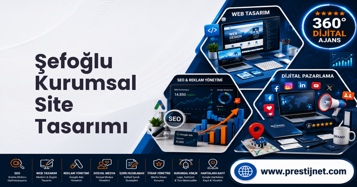 Şefoğlu Kurumsal Site Tasarımı