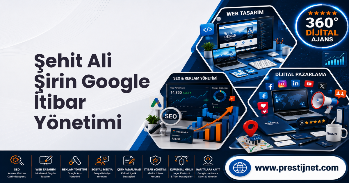 Şehit Ali Şirin Google İtibar Yönetimi