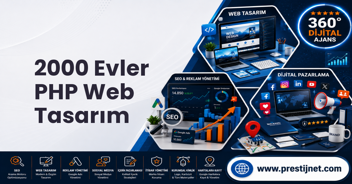 2000 Evler PHP Web Tasarım