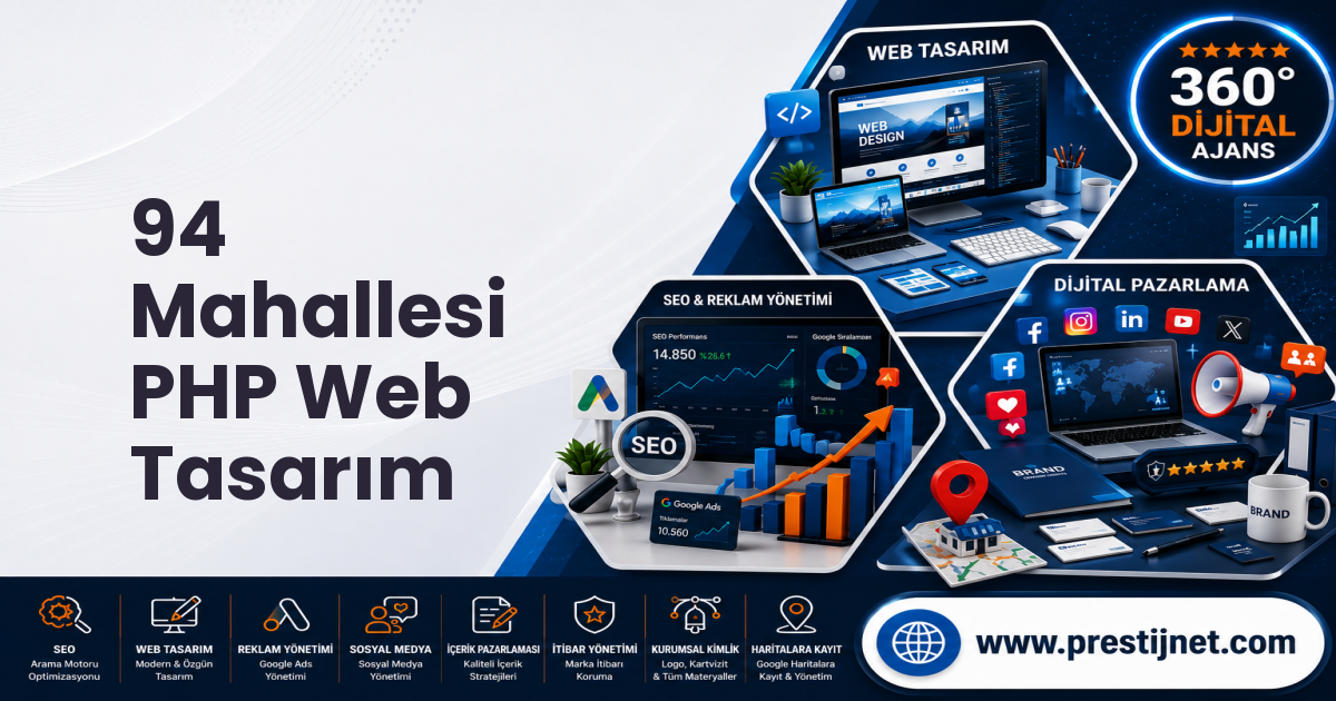 94 Mahallesi PHP Web Tasarım