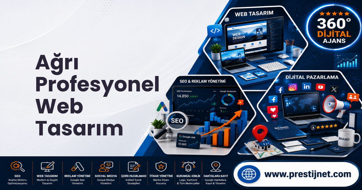 Ağrı Profesyonel Web Tasarım