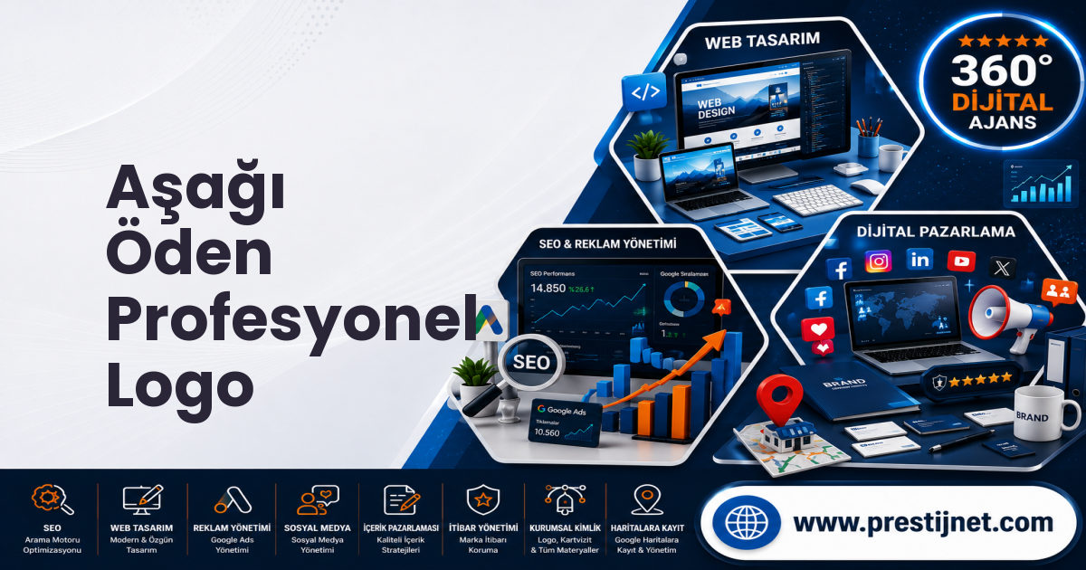 Aşağı Öden Profesyonel Logo
