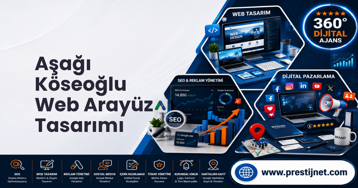 Aşağı Köseoğlu Web Arayüz Tasarımı