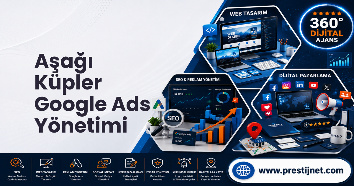 Aşağı Küpler Google Ads Yönetimi