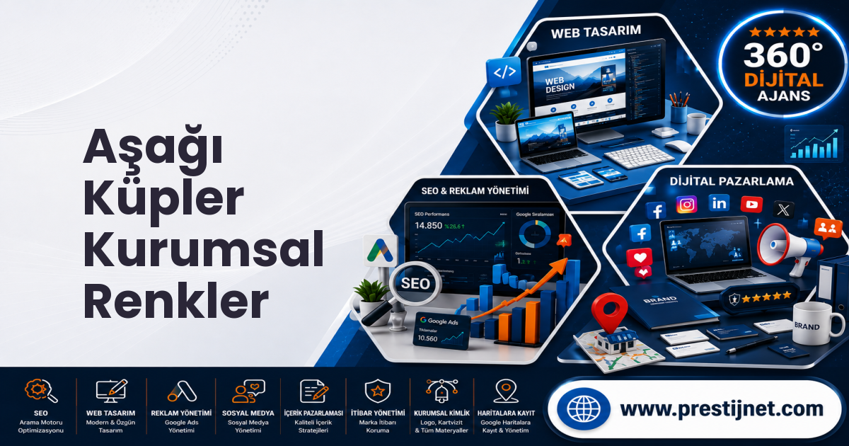 Aşağı Küpler Kurumsal Renkler