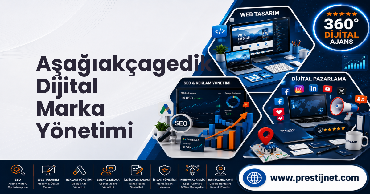 Aşağıakçagedik Dijital Marka Yönetimi