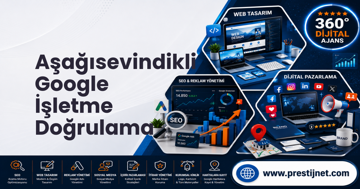 Aşağısevindikli Google İşletme Doğrulama
