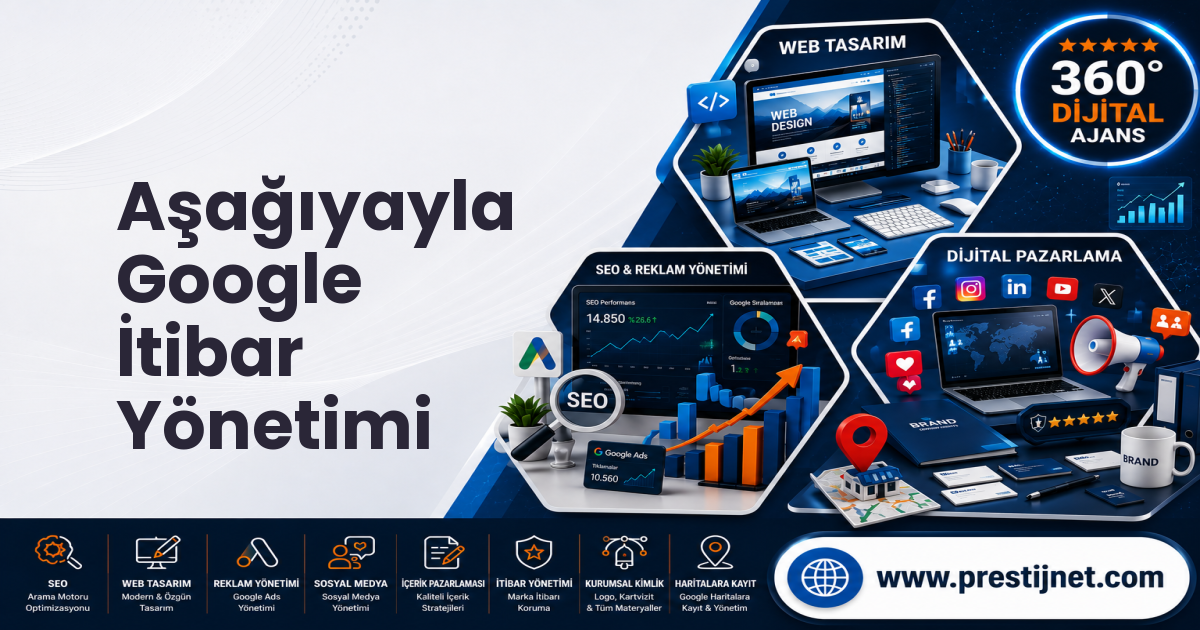 Aşağıyayla Google İtibar Yönetimi