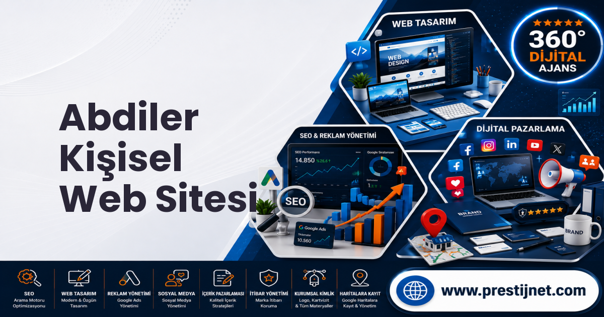 Abdiler Kişisel Web Sitesi