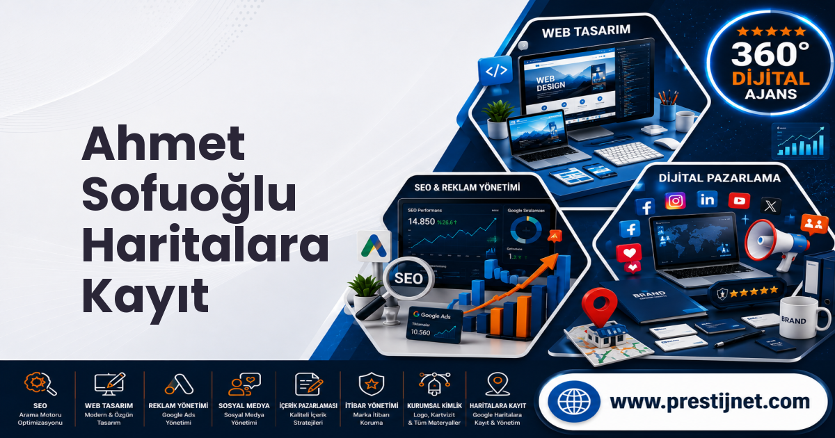 Ahmet Sofuoğlu Haritalara Kayıt