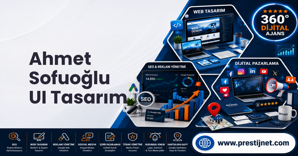 Ahmet Sofuoğlu UI Tasarım