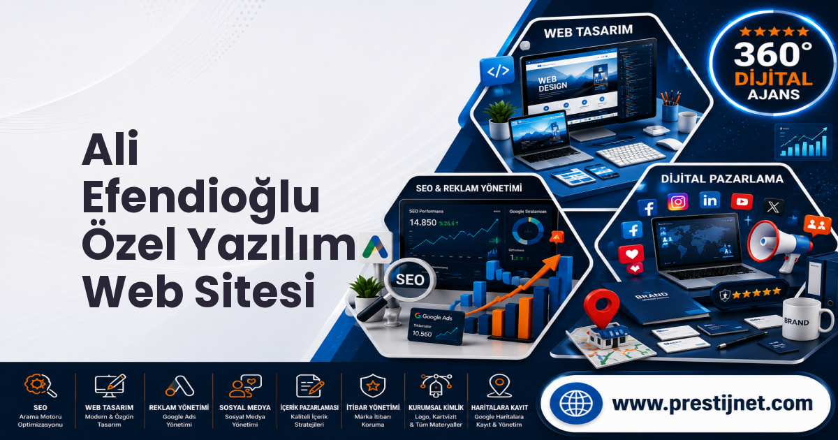Ali Efendioğlu Özel Yazılım Web Sitesi