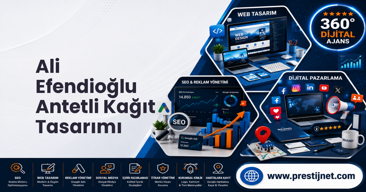 Ali Efendioğlu Antetli Kağıt Tasarımı