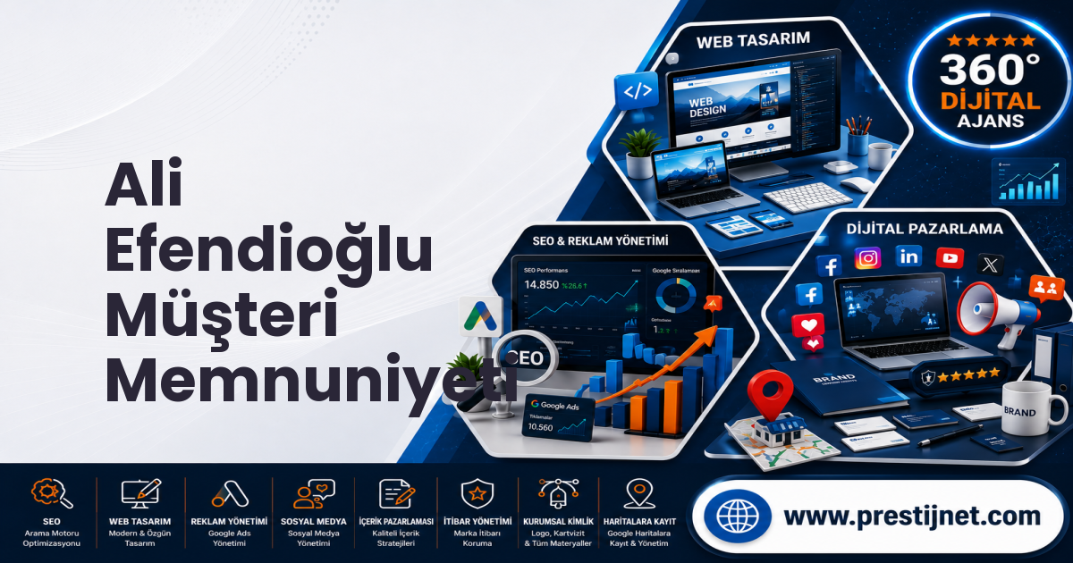 Ali Efendioğlu Müşteri Memnuniyeti