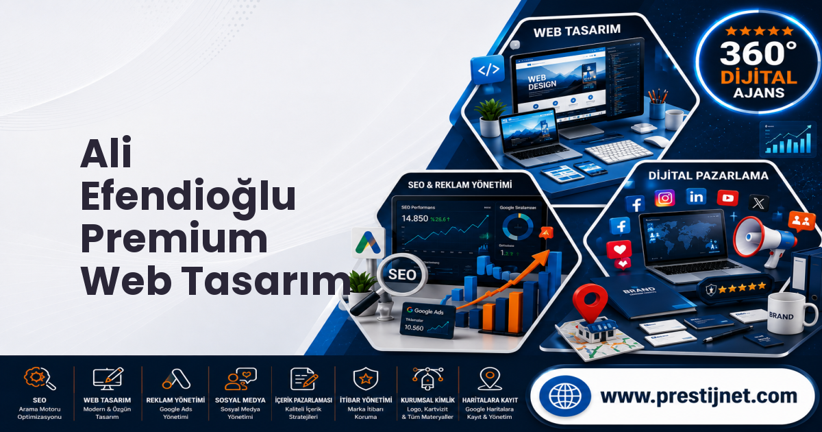 Ali Efendioğlu Premium Web Tasarım