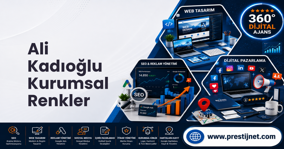 Ali Kadıoğlu Kurumsal Renkler