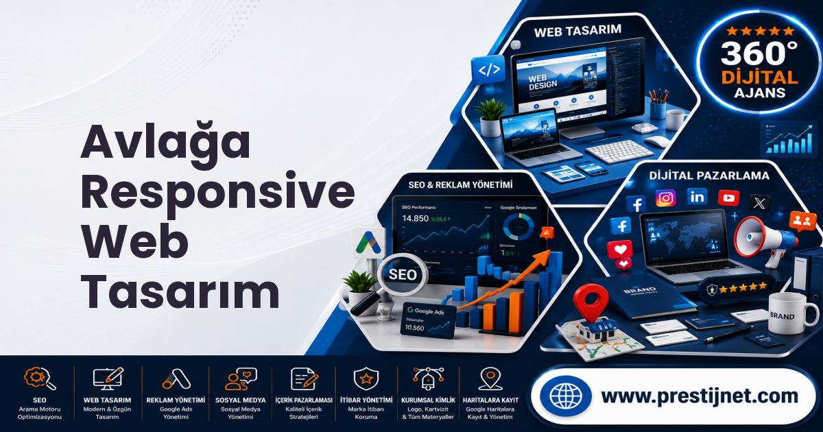 Avlağa Responsive Web Tasarım