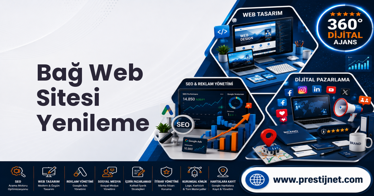 Bağ Web Sitesi Yenileme
