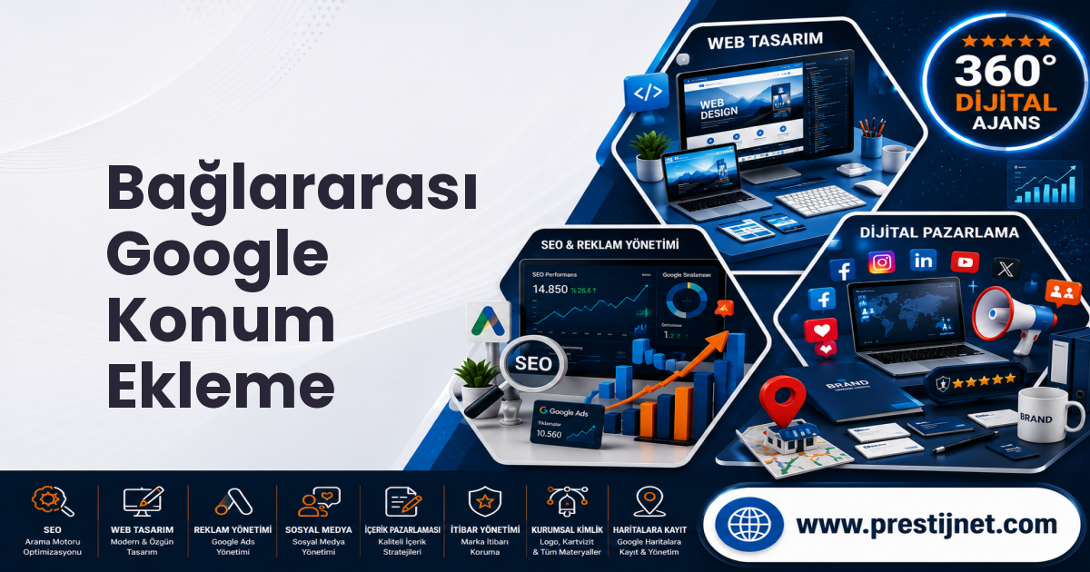 Bağlararası Google Konum Ekleme