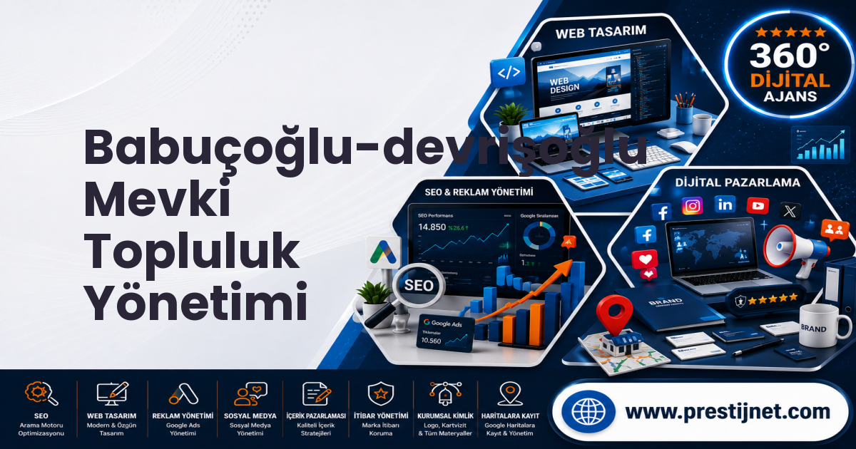 Babuçoğlu-devrişoğlu Mevki Topluluk Yönetimi