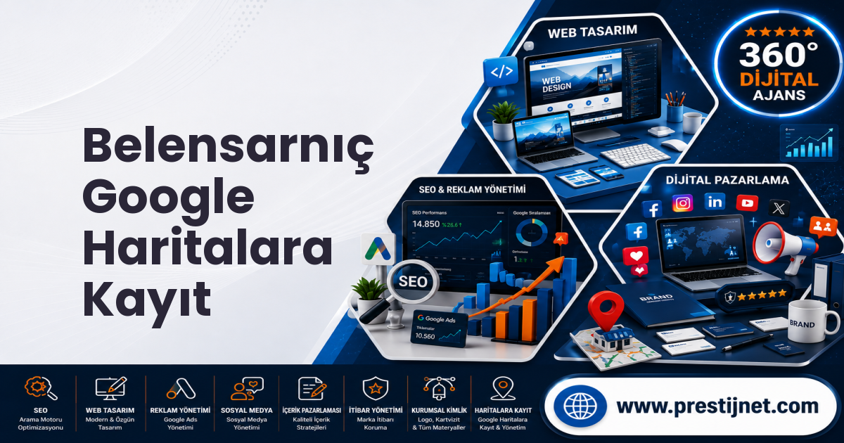Belensarnıç Google Haritalara Kayıt