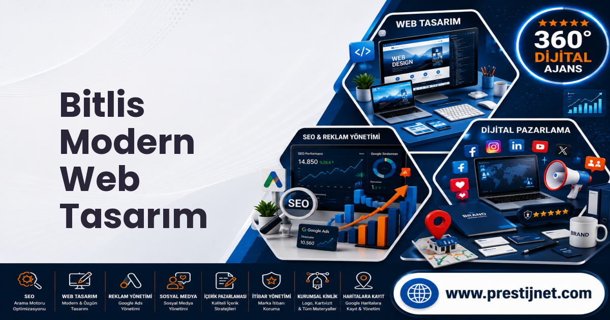 Bitlis Modern Web Tasarım