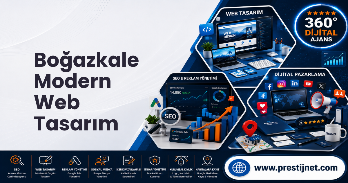 Boğazkale Modern Web Tasarım