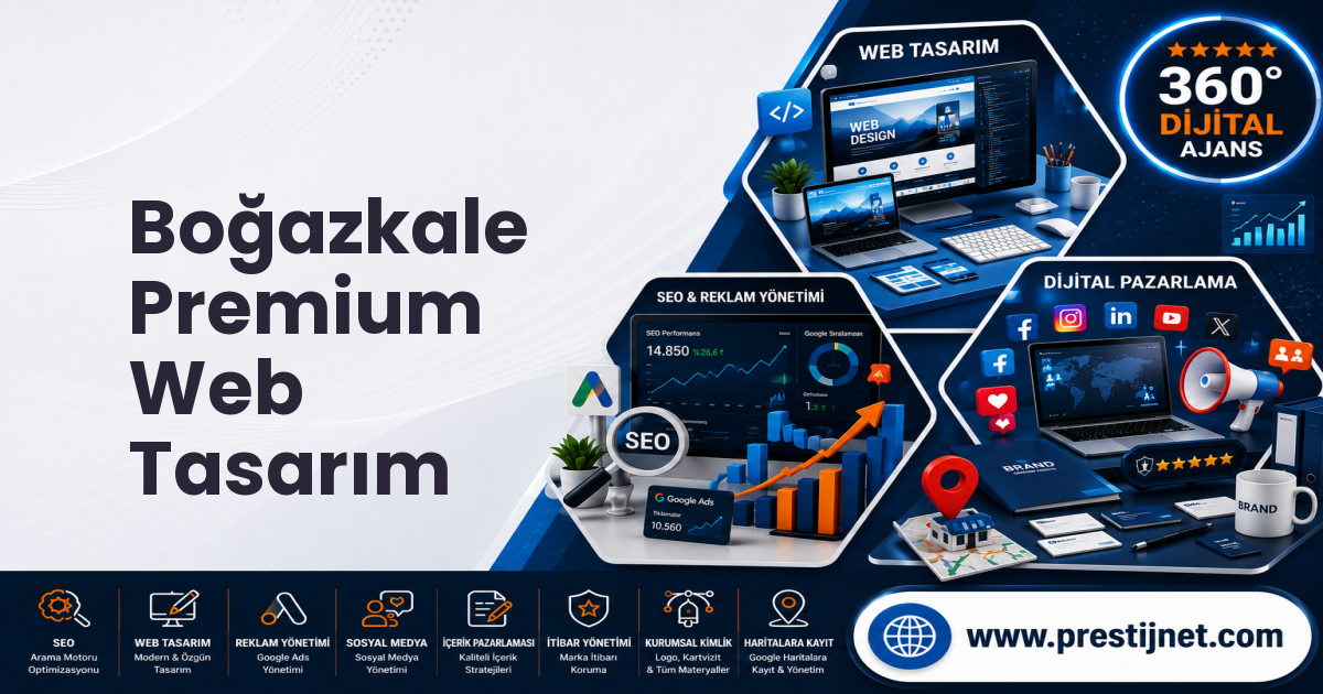 Boğazkale Premium Web Tasarım