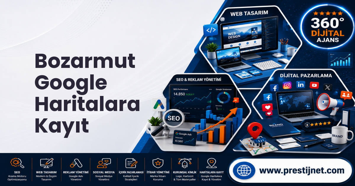 Bozarmut Google Haritalara Kayıt