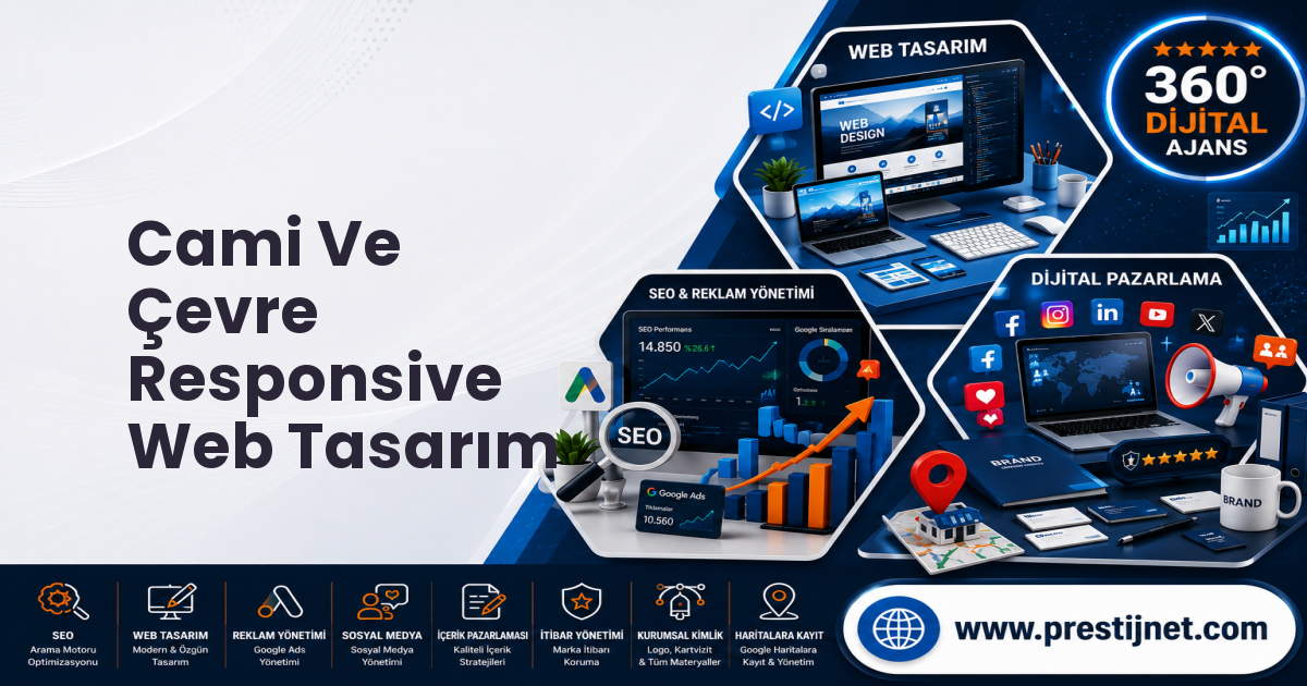 Cami Ve Çevre Responsive Web Tasarım