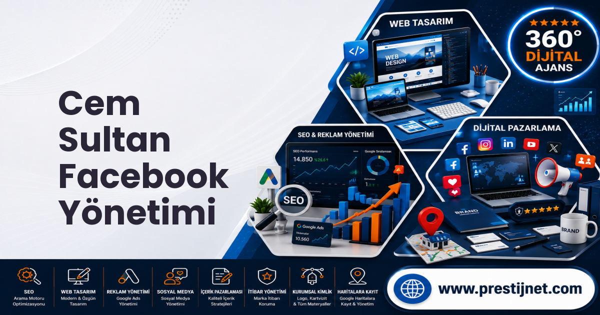 Cem Sultan Facebook Yönetimi