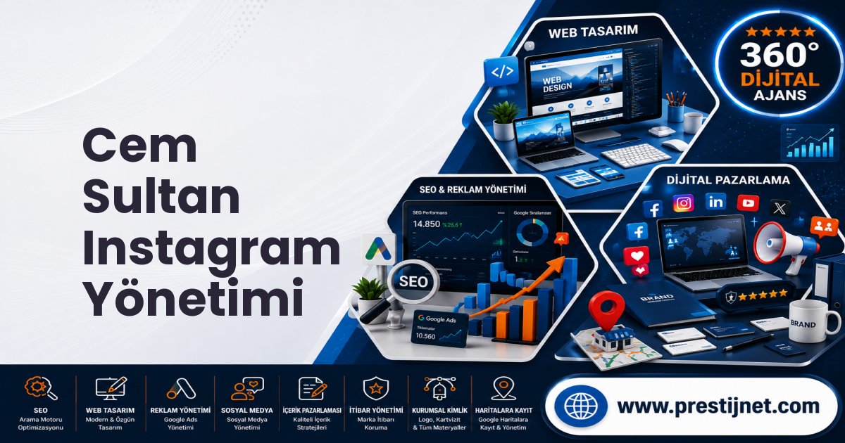 Cem Sultan Instagram Yönetimi