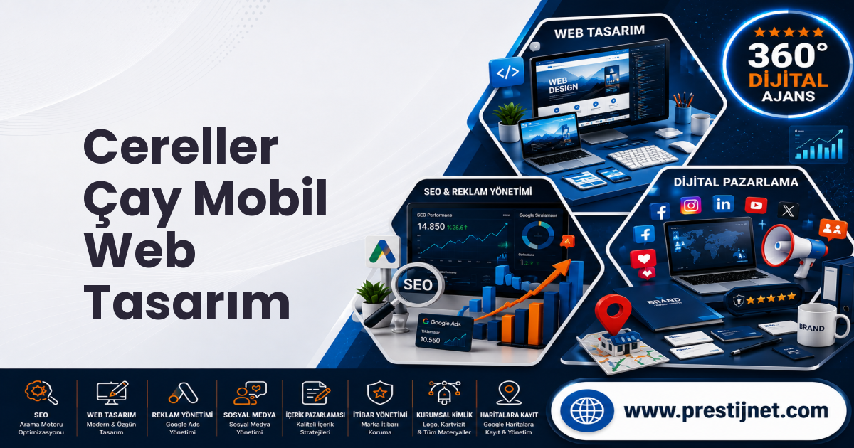 Cereller Çay Mobil Web Tasarım