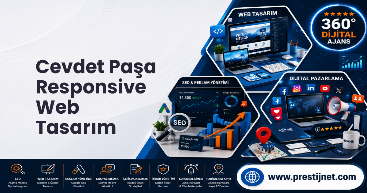 Cevdet Paşa Responsive Web Tasarım