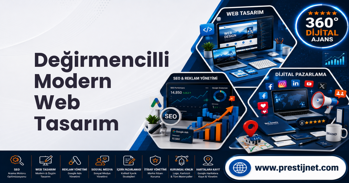 Değirmencilli Modern Web Tasarım