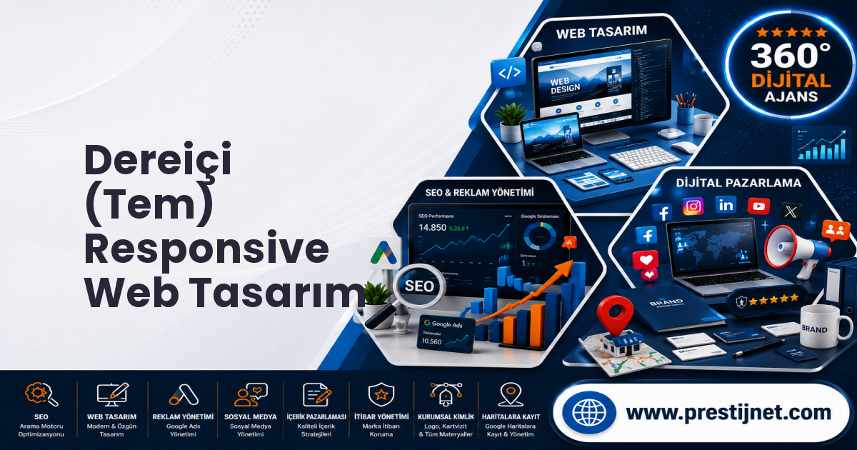 Dereiçi (Tem) Responsive Web Tasarım