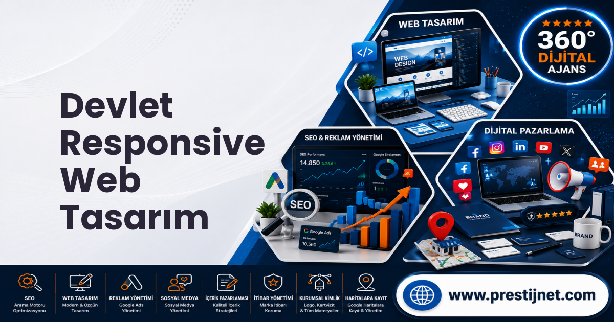 Devlet Responsive Web Tasarım