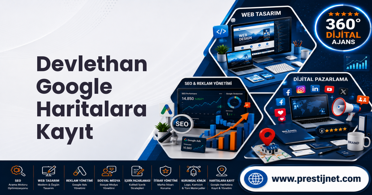 Devlethan Google Haritalara Kayıt