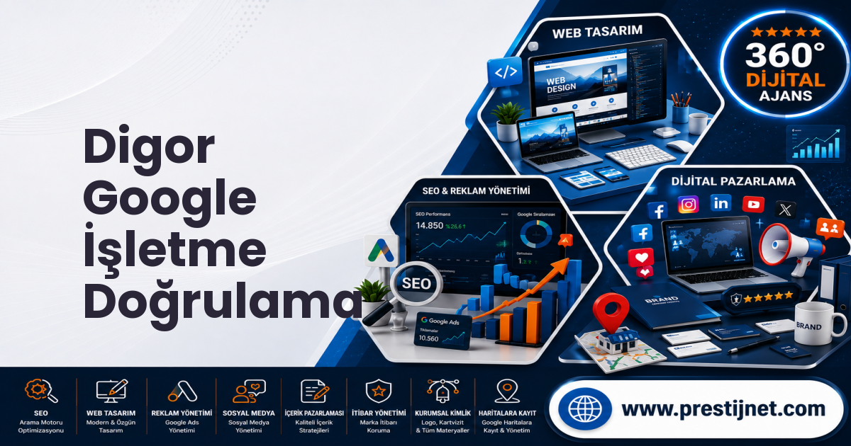 Digor Google İşletme Doğrulama