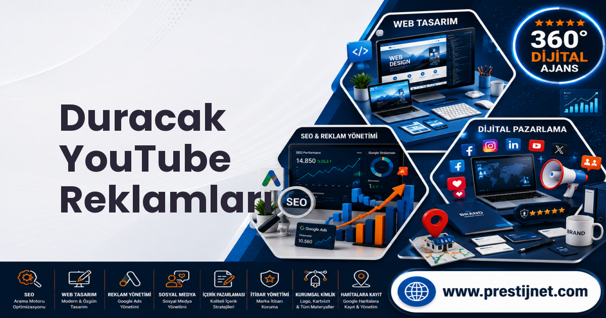 Duracak YouTube Reklamları