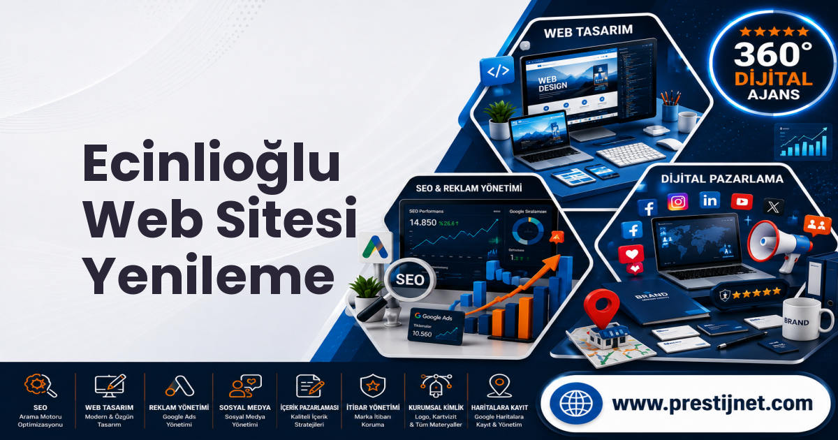 Ecinlioğlu Web Sitesi Yenileme