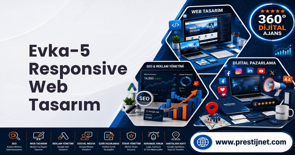 Evka-5 Responsive Web Tasarım